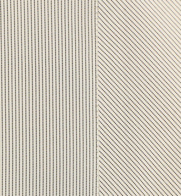 DES PRES「シルクストライプ バンドカラーシャツ」|シャツ・ブラウス|