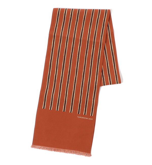 TOMORROWLAND GOODS「TOMORROWLAND MADE IN ITALY シルク ストール」|ストール|26 オレンジ系