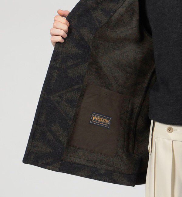 TOMORROWLAND MENS「【別注】PENDLETON ウールブランケット ジャケット」|ブルゾン・スタジャン|