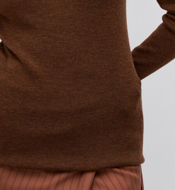 BACCA「エクストラファインメリノウール ジップアッププルオーバー」|ニット・セーター|