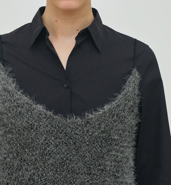 DES PRES「メタリックファーヤーン ビスチェ」|キャミソール|