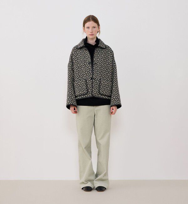 GALERIE VIE「ウールテシード バルカラーショートコート」|その他|