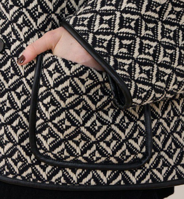 GALERIE VIE「ウールテシード バルカラーショートコート」|その他|