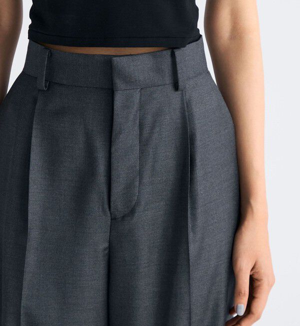 Edition「Super130's Loro Piana テーパードスラックス」|スラックス|