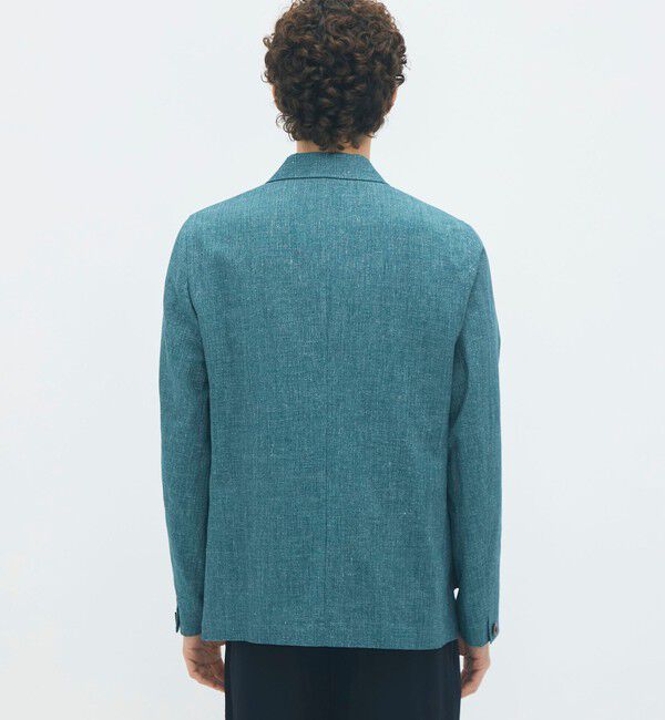 CABaN「コットンリネンスラブ 4ポケットカバーオールジャケット」|テーラードジャケット|