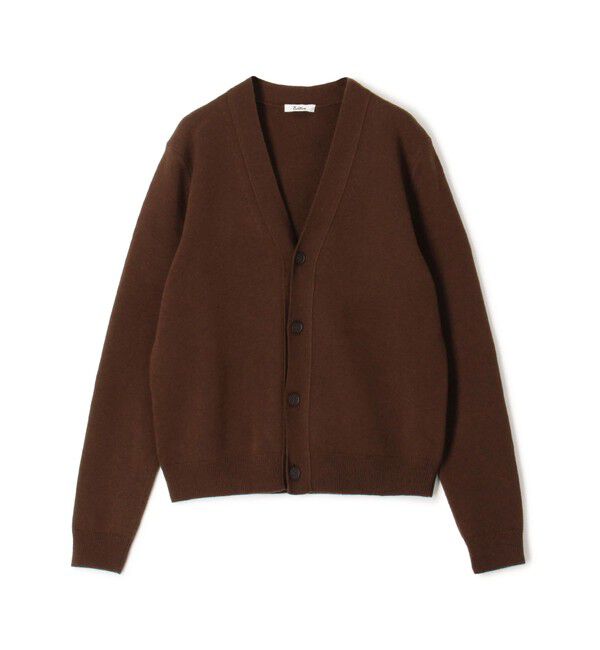 Edition「エクストラファインウール Vネックカーディガン」|カーディガン|47 ブラウン