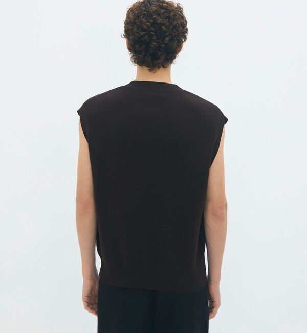 CABaN「コットンカシミヤ Vネックベスト」|ベスト・ジレ|