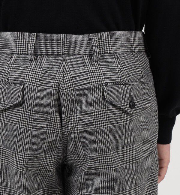 TOMORROWLAND MENS「カレッジフランネルウール ノープリーツスラックス」|スラックス|