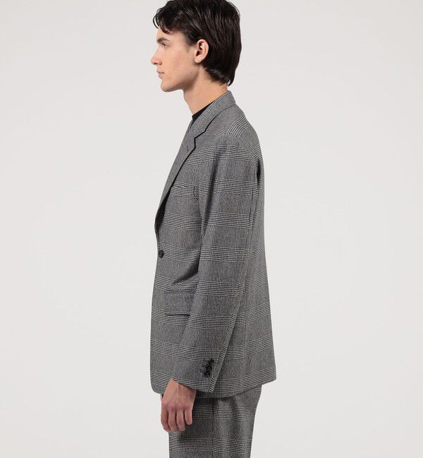 TOMORROWLAND MENS「カレッジフランネルウール シングルブレステッド3Bジャケット」|テーラードジャケット|