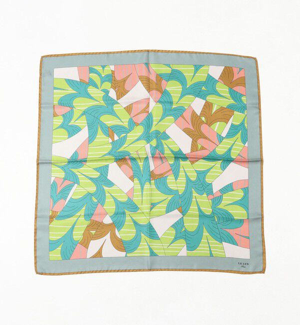 TOMORROWLAND GOODS「LE LYS シルク プリントスカーフ」|バンダナ・スカーフ|