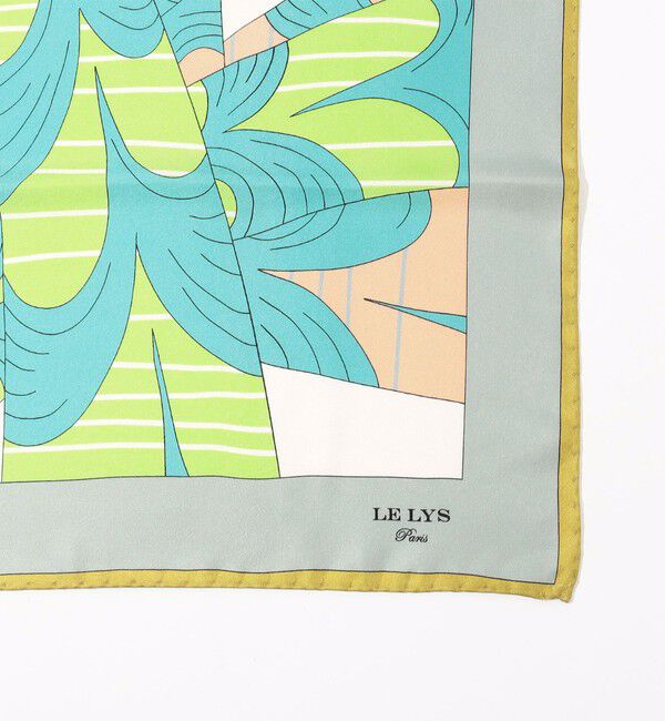 TOMORROWLAND GOODS「LE LYS シルク プリントスカーフ」|バンダナ・スカーフ|