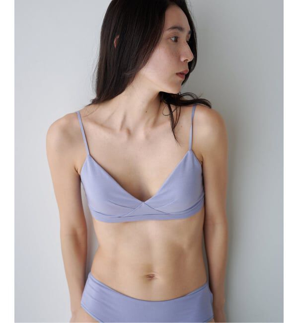 EMILYWEEK「【RESET】オーガニックコットン混 ブラ（グレージュ、パープル）」|インナー|