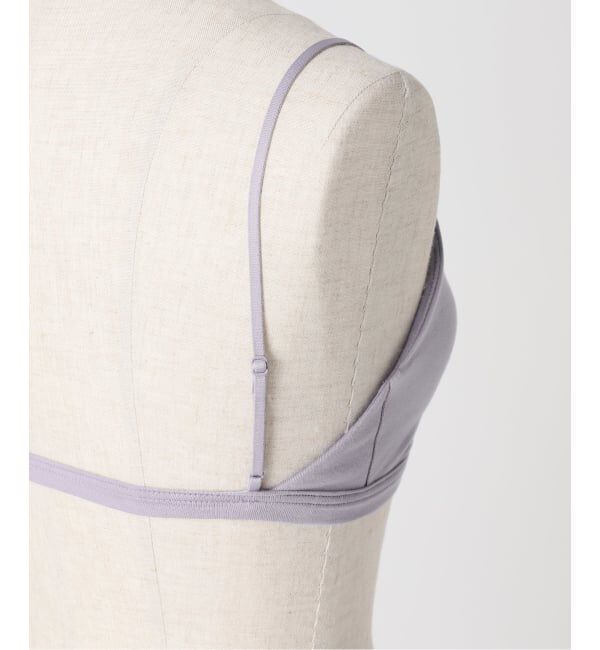 EMILYWEEK「【RESET】オーガニックコットン混 ブラ（グレージュ、パープル）」|インナー|