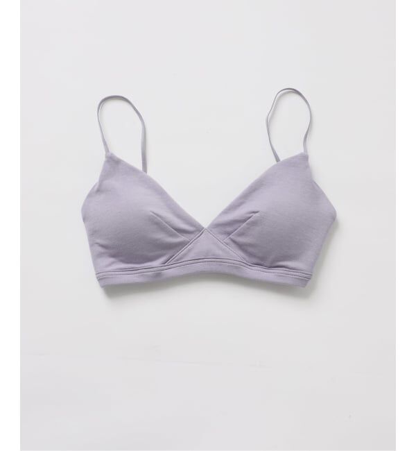 EMILYWEEK「【RESET】オーガニックコットン混 ブラ（グレージュ、パープル）」|インナー|