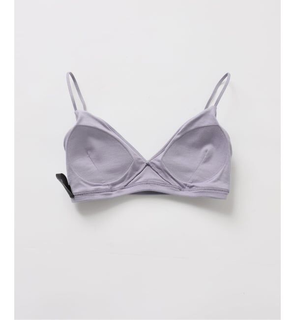 EMILYWEEK「【RESET】オーガニックコットン混 ブラ（グレージュ、パープル）」|インナー|