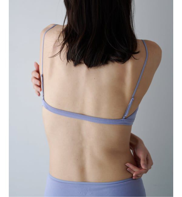 EMILYWEEK「【RESET】オーガニックコットン混 ブラ（グレージュ、パープル）」|インナー|