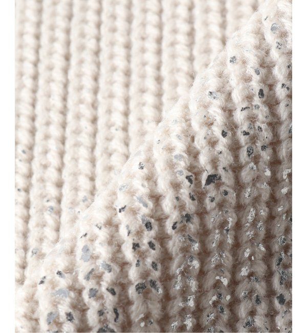 journal standard Furniture「SILVER PRINT KNIT THROW　スローケット」|ブランケット|