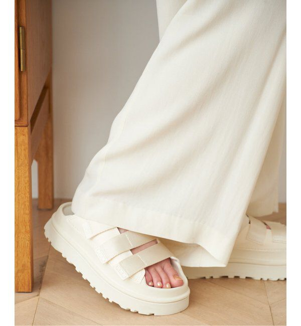 Plage「《一部カラーWEB限定》UGG / アグ GOLDEN GLOW SLIDE サンダル」|サンダル|ホワイト