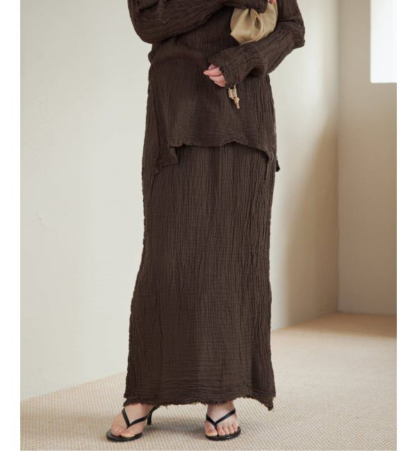 Plage「《予約》LES ATELIERS FRANCAIS DE CONFECTION 別注 I LINE スカート」|スカート|