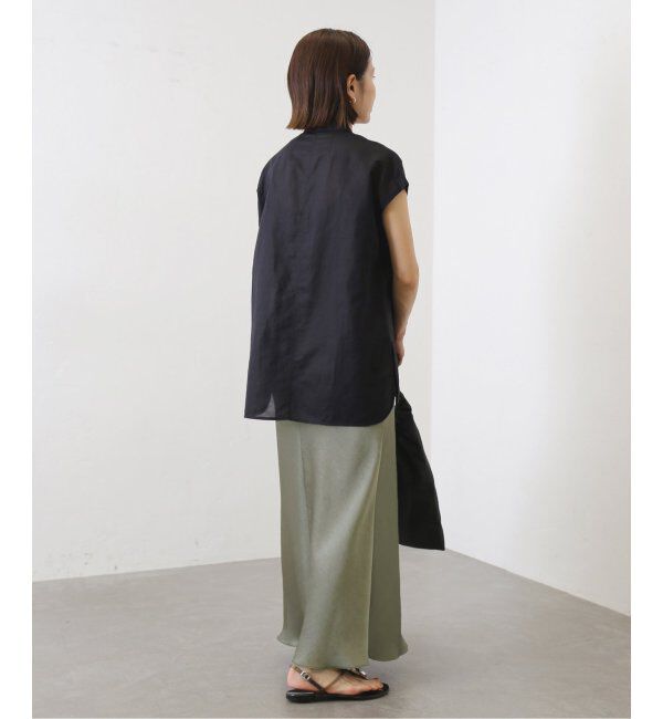 IENA「《追加6》ダブルサテンスカート」|スカート|