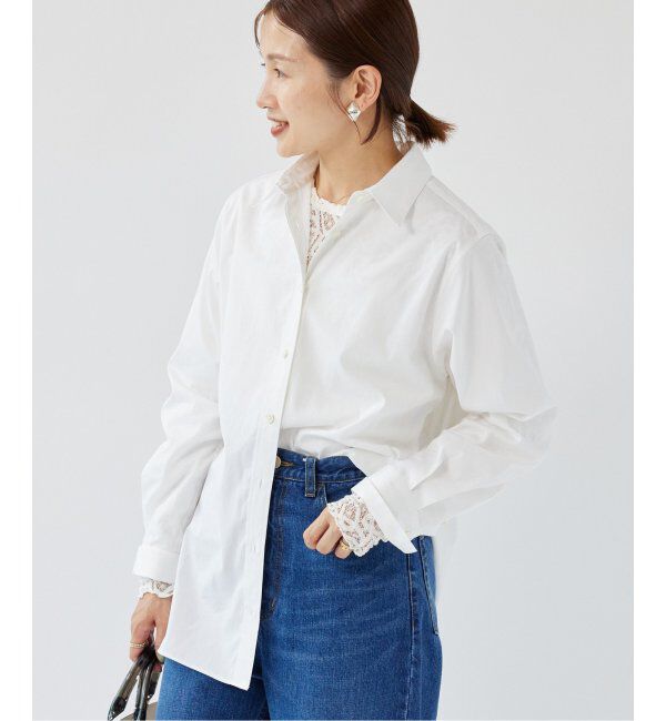 IENA「スーピマコットン レギュラーカラーシャツ」|シャツ・ブラウス|