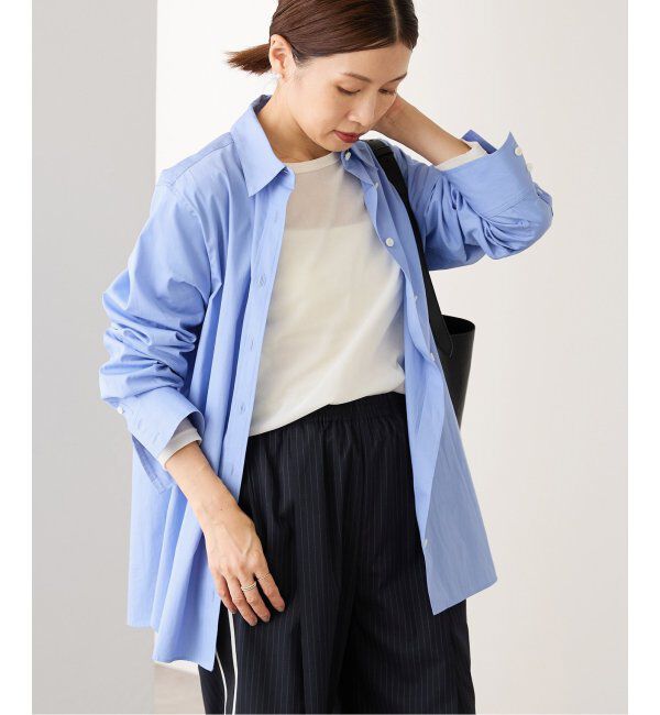 IENA「《追加》スーピマコットン レギュラーカラーシャツ」|シャツ・ブラウス|