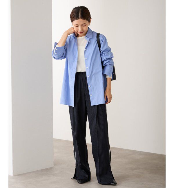 IENA「《追加》スーピマコットン レギュラーカラーシャツ」|シャツ・ブラウス|