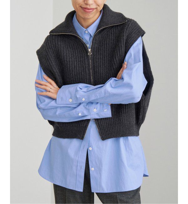 IENA「《追加》スーピマコットン レギュラーカラーシャツ」|シャツ・ブラウス|サックスブルー