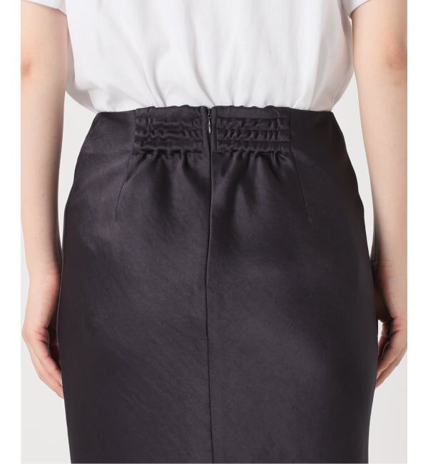 IENA「《追加10》ダブルサテンスカート」|スカート|