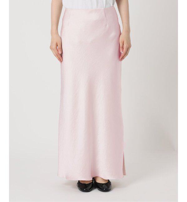IENA「《追加10》ダブルサテンスカート」|スカート|