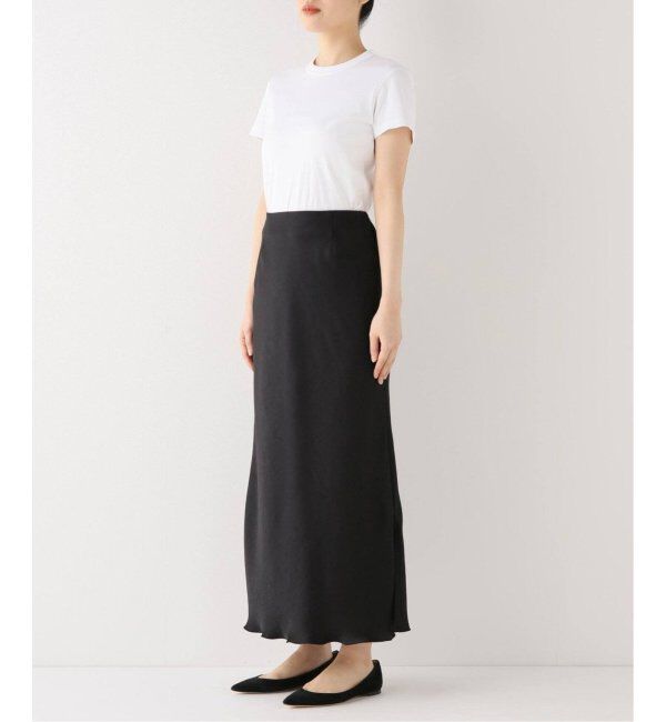 IENA「《追加10》ダブルサテンスカート」|スカート|