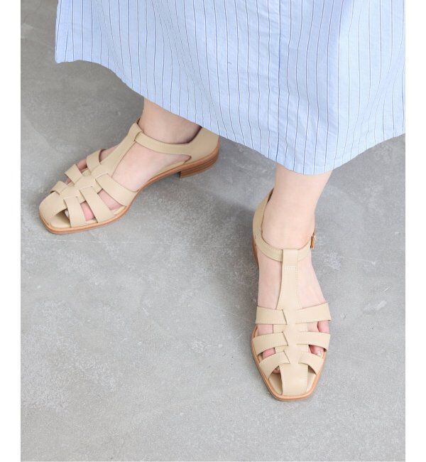 SLOBE IENA「SLOBE レザーグルカサンダル」|サンダル|