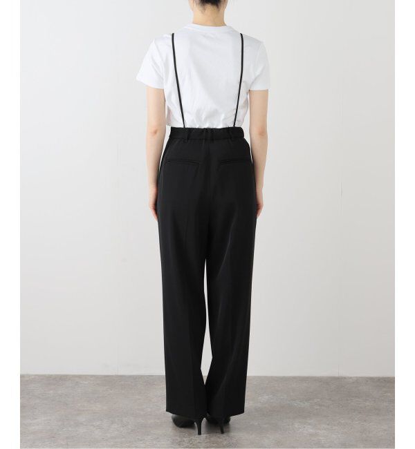 IENA「《追加4》サスペンダーツイルパンツ」|スラックス|