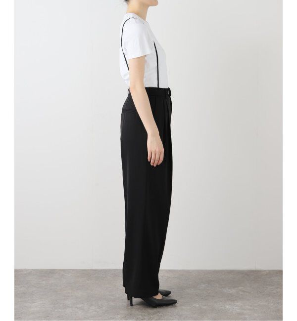 IENA「《追加4》サスペンダーツイルパンツ」|スラックス|