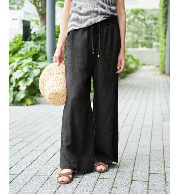 IENA LA BOUCLE「IENA LA BOUCLE リネンブロードイージーパンツ」|その他|