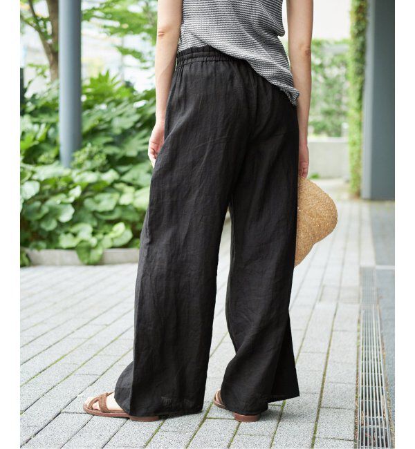 IENA LA BOUCLE「IENA LA BOUCLE リネンブロードイージーパンツ」|その他|