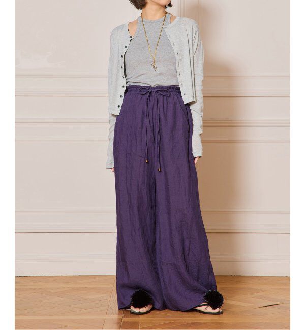 IENA LA BOUCLE「IENA LA BOUCLE リネンブロードイージーパンツ」|その他|