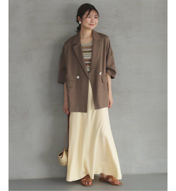 SLOBE IENA「《追加》フィブリルマーメイド フレアスカート」|スカート|