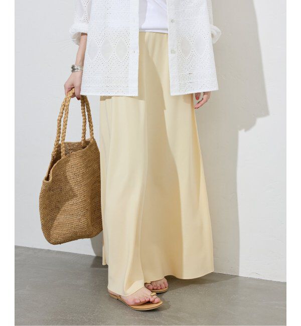 SLOBE IENA「《追加》フィブリルマーメイド フレアスカート」|スカート|