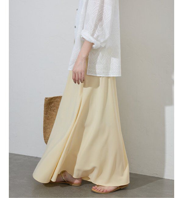 SLOBE IENA「《追加》フィブリルマーメイド フレアスカート」|スカート|