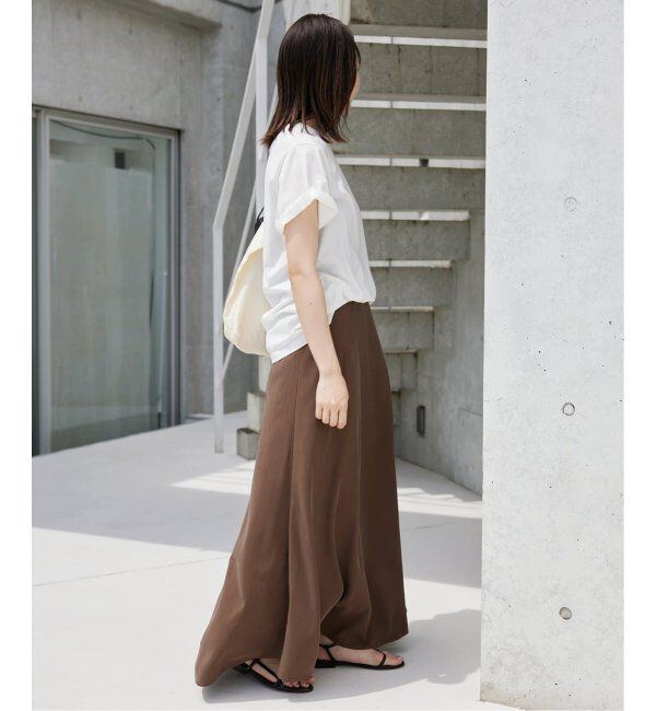 SLOBE IENA「《追加》フィブリルマーメイド フレアスカート」|スカート|