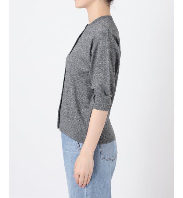 IENA「《追加2》LEVITAクルーカーディガン」|カーディガン|