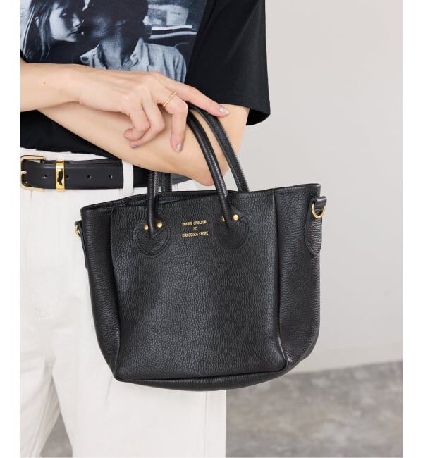 IENA「《WEB限定》YOUNG&OLSEN EMBOSSED LEATHER D TOTE S バッグ YO2601-GD003」|トートバッグ|