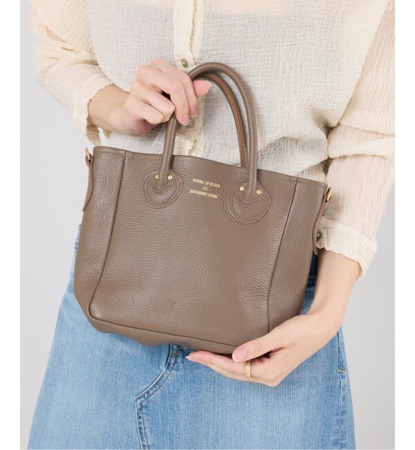IENA「《WEB限定》YOUNG&OLSEN EMBOSSED LEATHER D TOTE S バッグ YO2601-GD003」|トートバッグ|