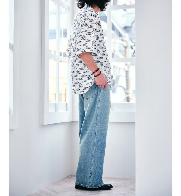 Paris Saint-Germain「【隈 研吾 &times; Paris Saint-Germain】グラフィックプリント オープンカラーシャツ」|シャツ・ブラウス|