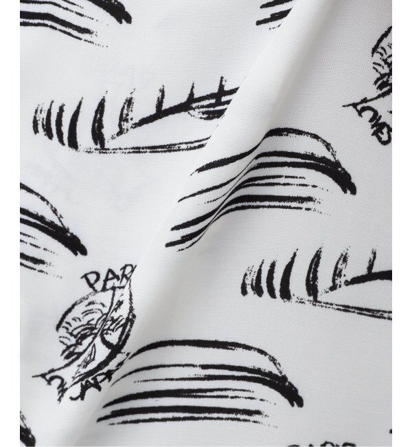 Paris Saint-Germain「【隈 研吾 &times; Paris Saint-Germain】グラフィックプリント オープンカラーシャツ」|シャツ・ブラウス|