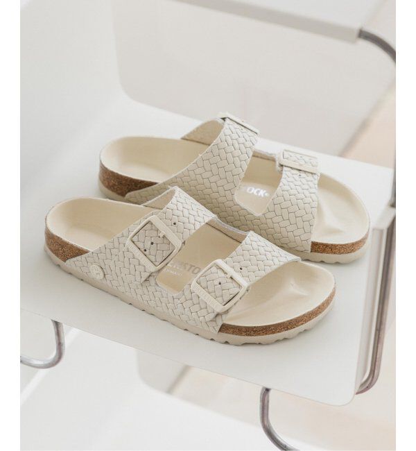 EDIFICE「BIRKENSTOCK (ビルケンシュトック) 限定 ARIZONA WOVEN EMBOSS」|サンダル|ナチュラル
