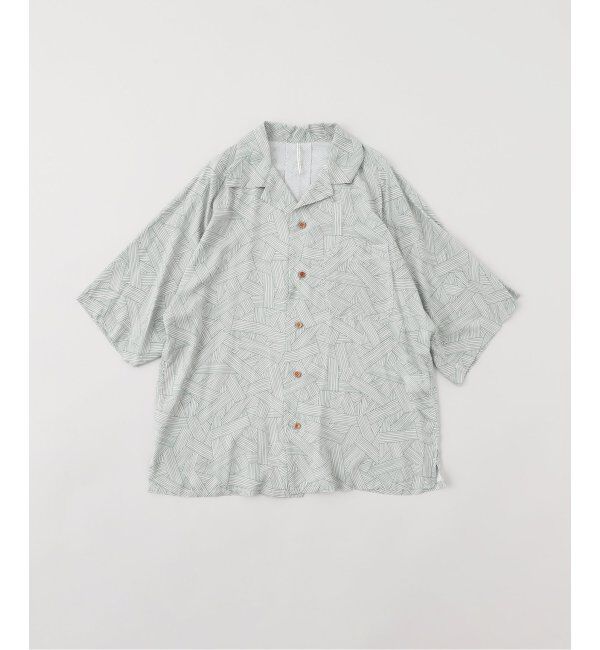 EDIFICE「m&rsquo;s braque (エムズ ブラック)  別注 デットストックアロハシャツ」|シャツ・ブラウス|ホワイト