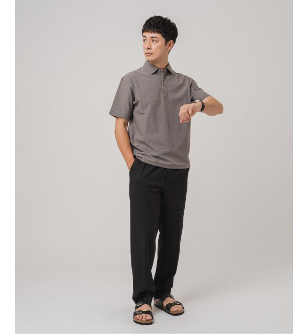 EDIFICE「"吸水速乾機能"ALBINI オープン ポロシャツ」|ポロシャツ|