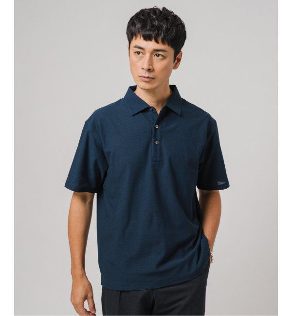 EDIFICE「"吸水速乾機能"ALBINI オープン ポロシャツ」|ポロシャツ|